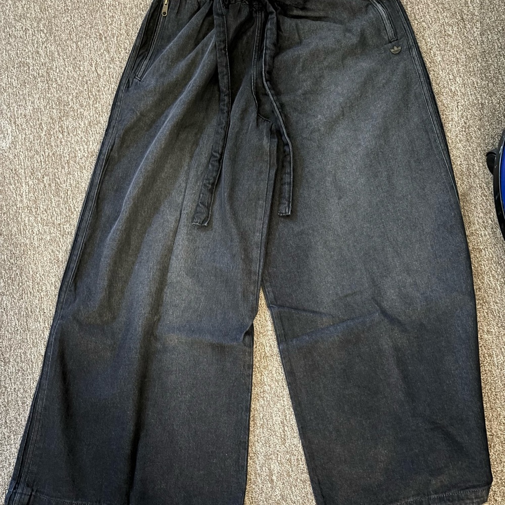 Adidas originals women’s vintage denim pants size 10 - Picture 4 of 4